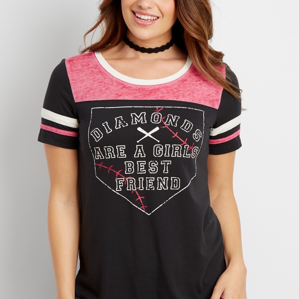 Maurices Baseball graphic shirt